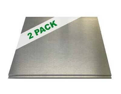 #ad 2 PACK 1 8quot; .125 Aluminum Sheet Plate 6quot; x 6quot; 5052 $12.75