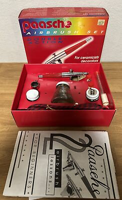 #ad Vintage Paasche VL Double Action Airbrush Set VL SET Pre Owned Free Ship🚀 $35.00