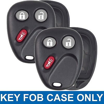 #ad 2x New Key Fob Case Remote Shell For Cadillac Chevy GMC Saturn Pontiac LHJ011 $12.75