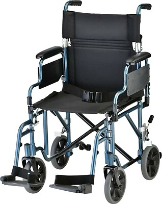 #ad Wheelchair Lightweight w Removable Flip Up Arms for Easy Transfer NIB $350.00