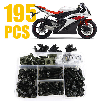 #ad For Kawasaki Motorcycle Complete Fairing Bolt Kit Body Screw Accessories Parts $19.94