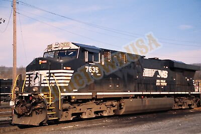 #ad Vtg 2012 Train Slide 7635 NS Norfolk amp; Southern Engine Enola PA X3F027 $7.50