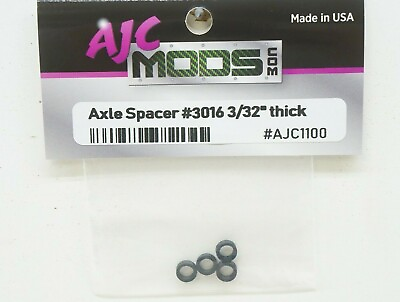#ad #ad AJCMods Replacement Rear Axle Spacers 4pc 3 32quot; Thick Replace Losi Losa3016 $4.95