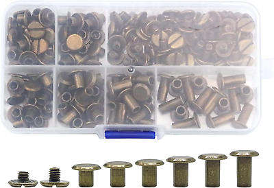 #ad Chicago Rivet Stud Set Easy to Install Chicago Screws High Quality Material $12.78