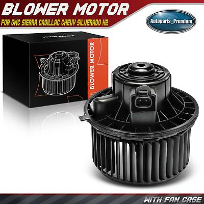 #ad HVAC A C Heater Blower Motor w Fan Cage for Chevy Silverado GMC Sierra 03 06 $33.99