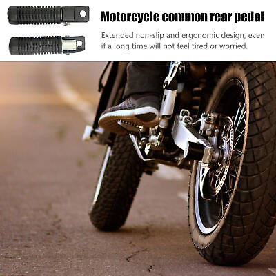 #ad 2PCS Motorcycle Highway Foot Pegs Footrests Rear Footpegs Passenger Foot Pegs $22.71