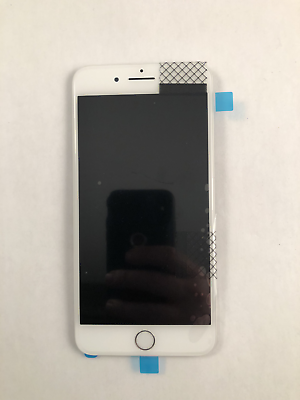 #ad Genuine Original iPhone 8 Plus White LCD Screen Full Assembly Replacement Silver $24.99