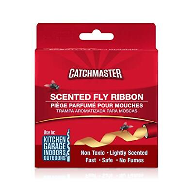 #ad Sticky Fly Trap Ribbon Indoor Outdoor Fly Catcher Insect Killer Pack of 20 $21.27
