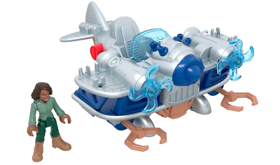 #ad Jurassic World Toy Plane Kayla Watts Figure Air Tracker Projectiles Children Fun $6.78