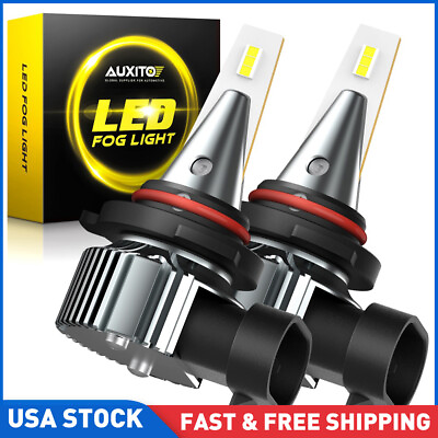 #ad Pair H10 LED Fog Driving Light Bulbs Kit 9005 9145 9140 White 6500K Super Bright $20.99