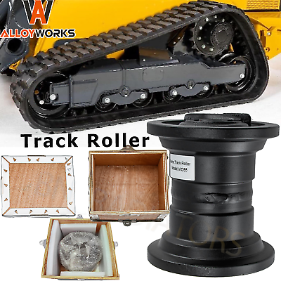 #ad Black Track Roller Bottom Roller For Yanmar Model VIO55 Excavator Undercarriage $151.05
