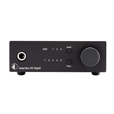 #ad Pro Ject Head Box S2 Digital Headphone Amp And DAC Black $449.00
