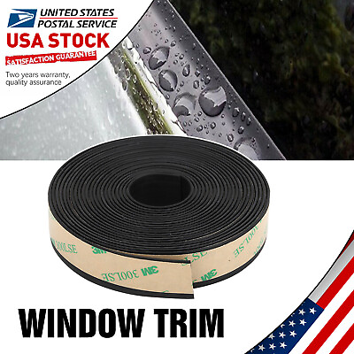 #ad Waterproof 236inch T Type Rubber Black Sealing Strip For ceiling windows edge $23.19