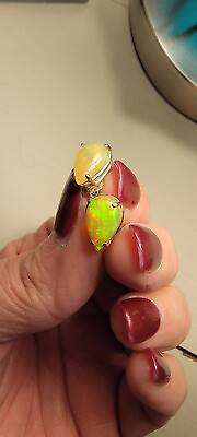 #ad Custom Fire Opal Earrings $475.00