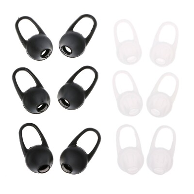 #ad 6Pieces Silicone Ear Buds Gels Eartips Corded Headset for Earpads Replacement $6.65
