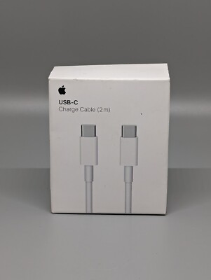 #ad Apple MLL82ZMA 2m USB C to USB C Charging Cable White Open Box $13.00