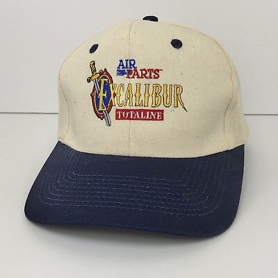 Vtg Excalibur Totaline Air Parts Hat Embroidered Logo Snapback Trucker Cap EUC $13.90