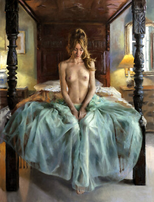 #ad Wall art Naked women Oil Painting Giclee HD Printed on Canvas L3136 $9.99