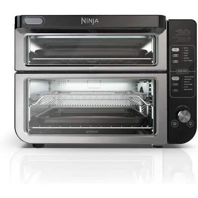 #ad Ninja 12 in 1 Double Oven with FlexDoor Countertop Oven amp; Air Fryer DCT401 $159.00