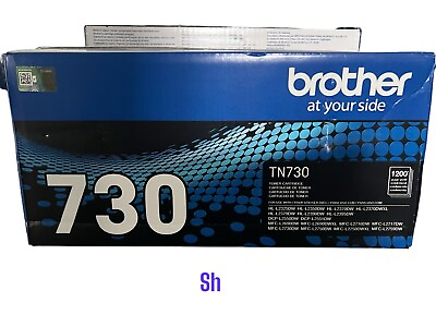 #ad Brother Genuine TN730 Black Standard Yield Toner Cartridge TN 730 New Damaged $33.00