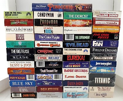 #ad VHS Movies HTF Vtg Rare or OOP Pick Choose $4 Flat Rate Combined Shipping USA $19.99
