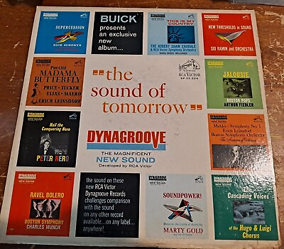 #ad 1963 Buick presents:quot; The Sound Of Tomorrowquot; with Dynagroove LP $6.99