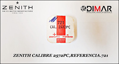 #ad ZENITH Calibre 2572PC. Referencia. 721 $92.44