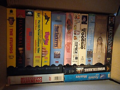 #ad Various VHS Movies 16 Pk Some Unopened $10.00