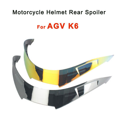 #ad For AGV K6 K 6 Motorcycle Rear Air Trim Helmet Tail Spoiler Helmet Accessories $26.09