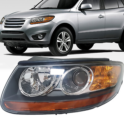 #ad Headlight Headlamp Driver Side Left Fits For 2007 2012 Hyundai Santa Fe $96.90