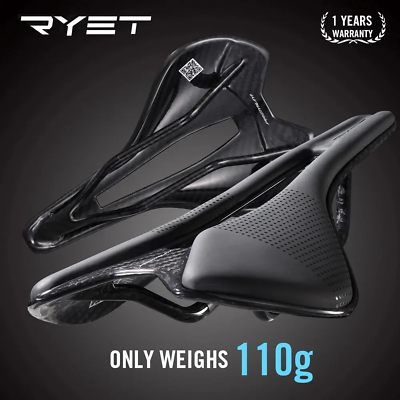 #ad Super Light 110G Bike Saddle Full Carbon Racing Cycling Bicycle Seat 7x9mm $89.30