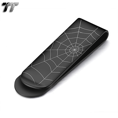 #ad High Quality TTstyle 316L Black Stainless Steel Spider Money Clip AU $20.99