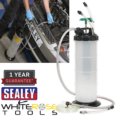 #ad Sealey Vacuum Fuel Fluid Extractor 8L Garage GBP 102.70