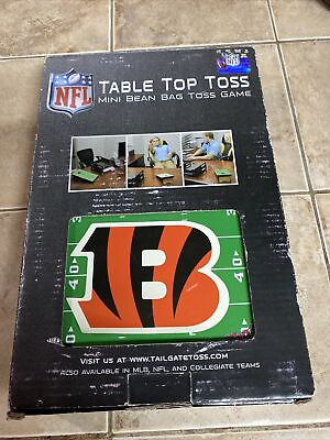 #ad Cincinnati Bengals Official NFL Table Top Toss Mini Bean Bag Game Joe Burrow $9.95