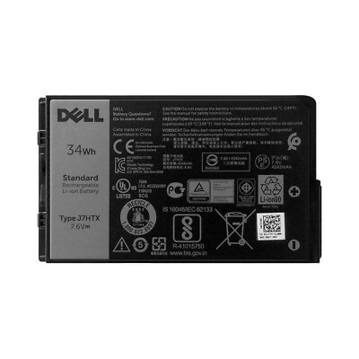 #ad NEW OEM J7HTX Battery For Dell Latitude 7202 7212 Rugged Extreme Tablet 7XNTR $33.99