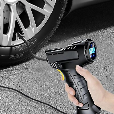 #ad Portable Car Tire Air Pump Multipurpose Corded Plug in Car Tire Inflator $15.59
