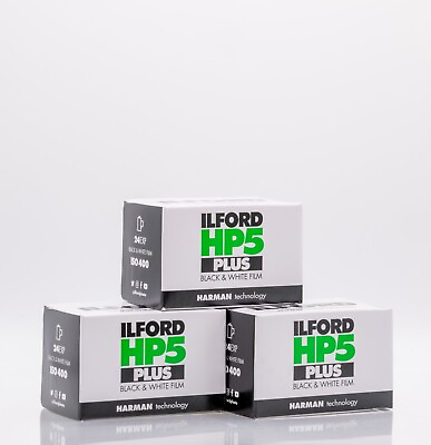 #ad Ilford HP5 PLUS 400 Black and White 35mm Film 24 Exposures 3 Pack $28.95