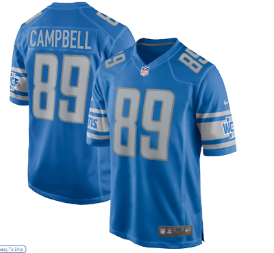 Mens Dan Campbell Detroit Stitched Jersey Gift For Birthday $69.99
