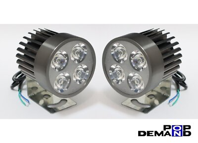 #ad Ready To Delivery General Purpose Gray 4 Led Fog Lights Exterior Set Of 2 Street $69.32