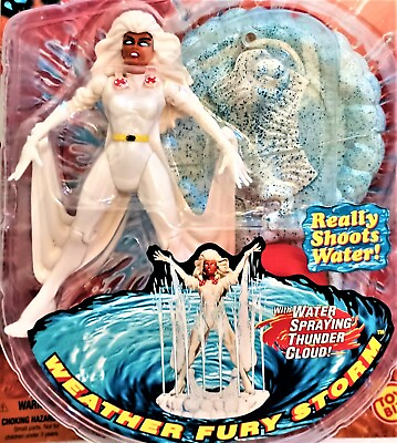 #ad Toy Biz Marvel Comics X Men Water Works WEATHER FURY STORM New See Pics $15.99