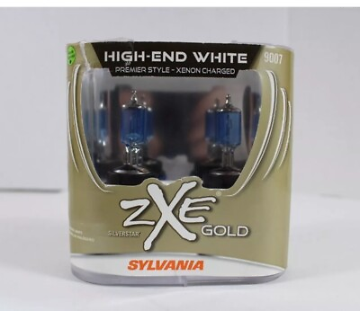 #ad Sylvania Silverstar zXe Gold 9007 Headlight Bulb 9007SZG.PB2 Two Lamps NEW $27.99