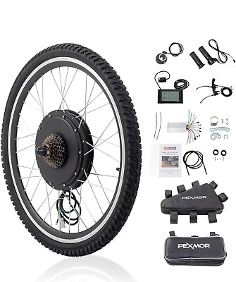 #ad Electric Bike Conversion Kit 48V 1000W 1500W 26quot; Front Rear Wheel E Bik $129.95