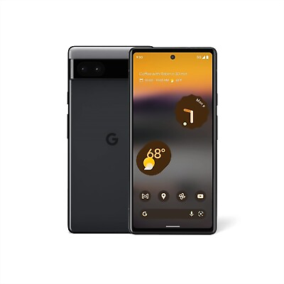 #ad Google Pixel 6a GX7AS 128GB Charcoal Carrier Unlocked $189.98