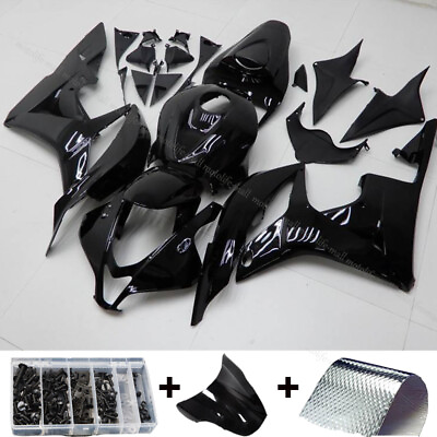 #ad Fairing Black Injection ABS Plastic Fit for Honda 2009 2012 CBR 600RR 2010 2011 $359.52