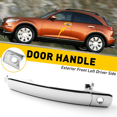 #ad Chrome Exterior Outer Door Handle Driver Front for Nissan Murano Rogue Infiniti $12.99