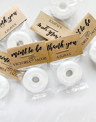 #ad 50 Personalized wedding mints affordable wedding favors mint to be favors $23.00