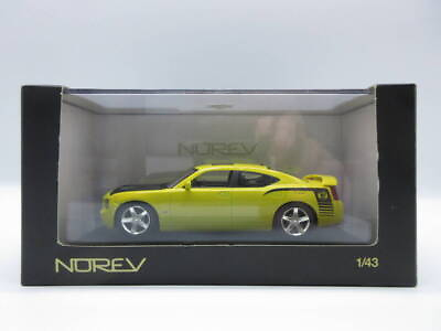 #ad 1 43 Norev Dodge Charger Srt8 Super Bee Mini Car Yellow Black $197.71