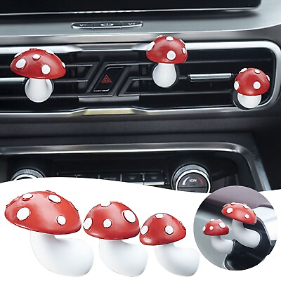 #ad Perfume Mushroom From Funny Car Air Funny Pendant Car Interior Real Cars $15.61