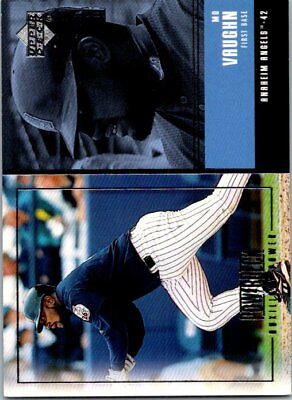 #ad 1999 Upper Deck Power Auxiliary Baseball #AUX 18 Mo Vaughn Angels $0.99