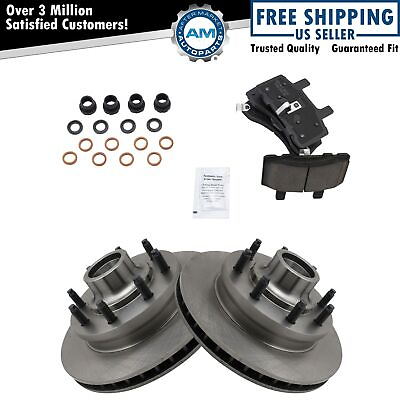 #ad Front Ceramic Brake Pad amp; Rotors Kit for 94 99 Dodge Ram 2500 2WD $235.27